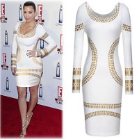 vestido elegante lycra