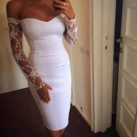 Bonito vestido blanco 