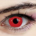 lentes de contacto rojas cosplay 