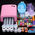 Kit Set  unas aclilico + lampara